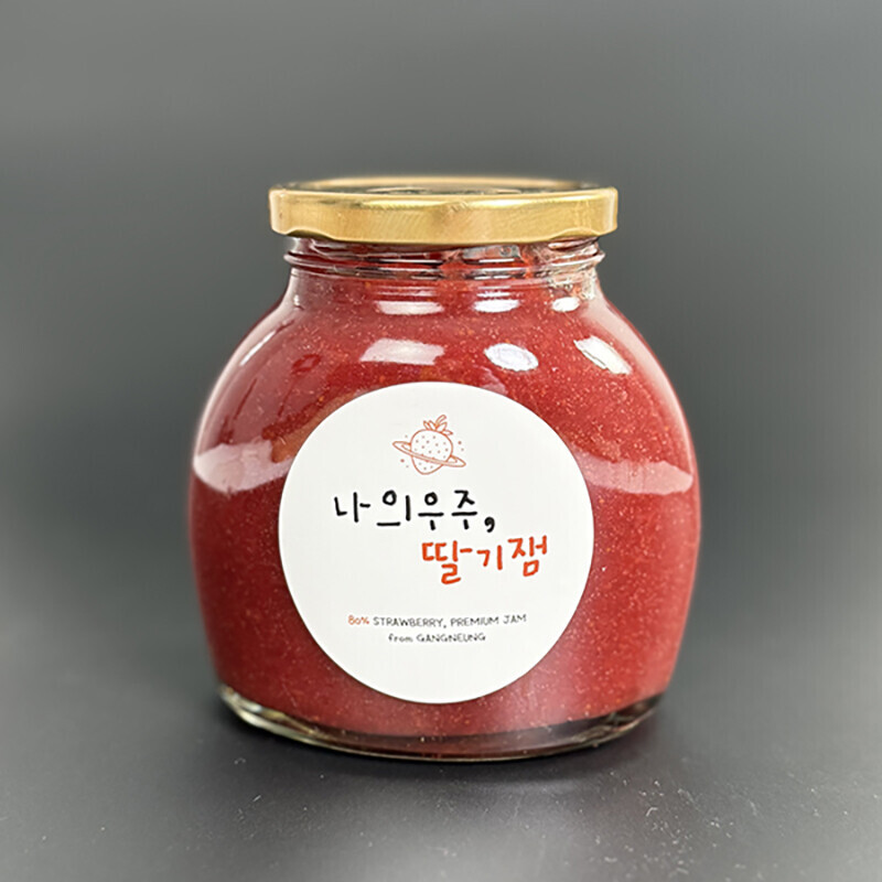 강릉몰,농장에서 직접 만든 수제 딸기잼 600g 딸기함량 80% 맛있는 엄마표 우주딸기