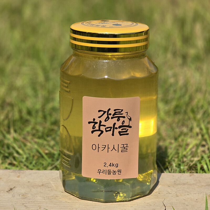 강원더몰,우리들 천연 아카시아벌꿀 100% 자연 아카시아꿀 2.4Kg 산지직송