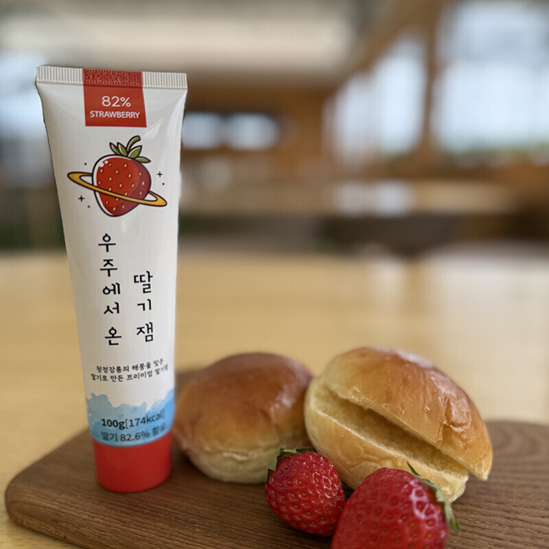 강원더몰,우주딸기 수제 딸기잼100g 딸기함량 82% 맛있는 엄마표 무첨가