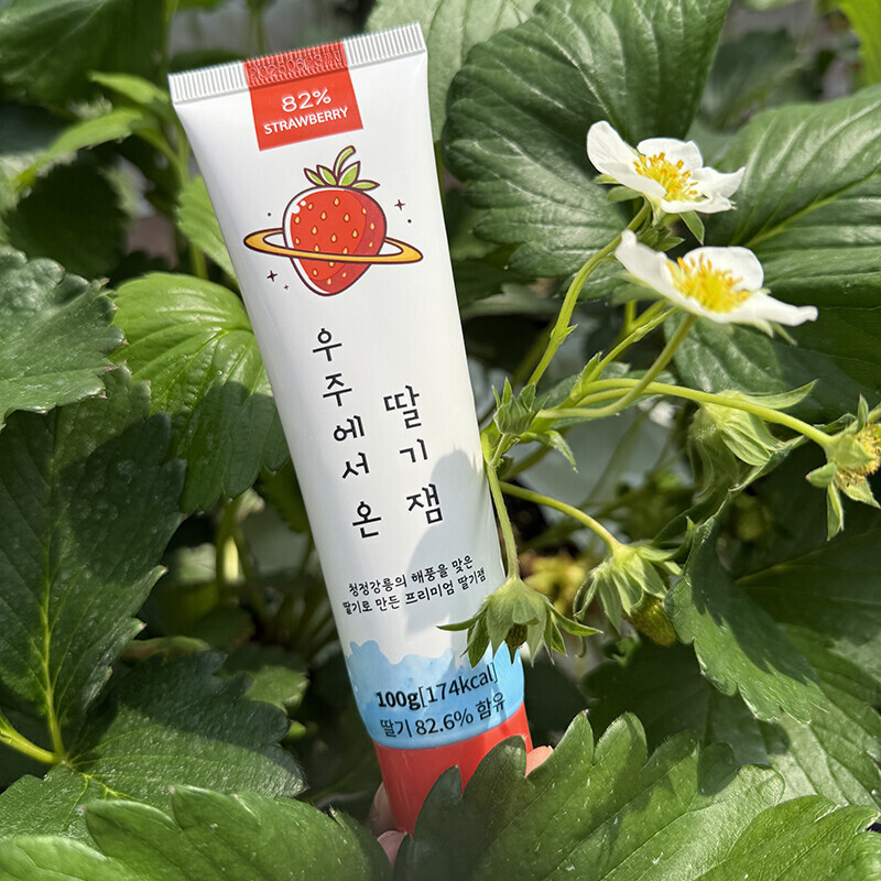 강원더몰,우주딸기 수제 딸기잼100g 딸기함량 82% 맛있는 엄마표 무첨가