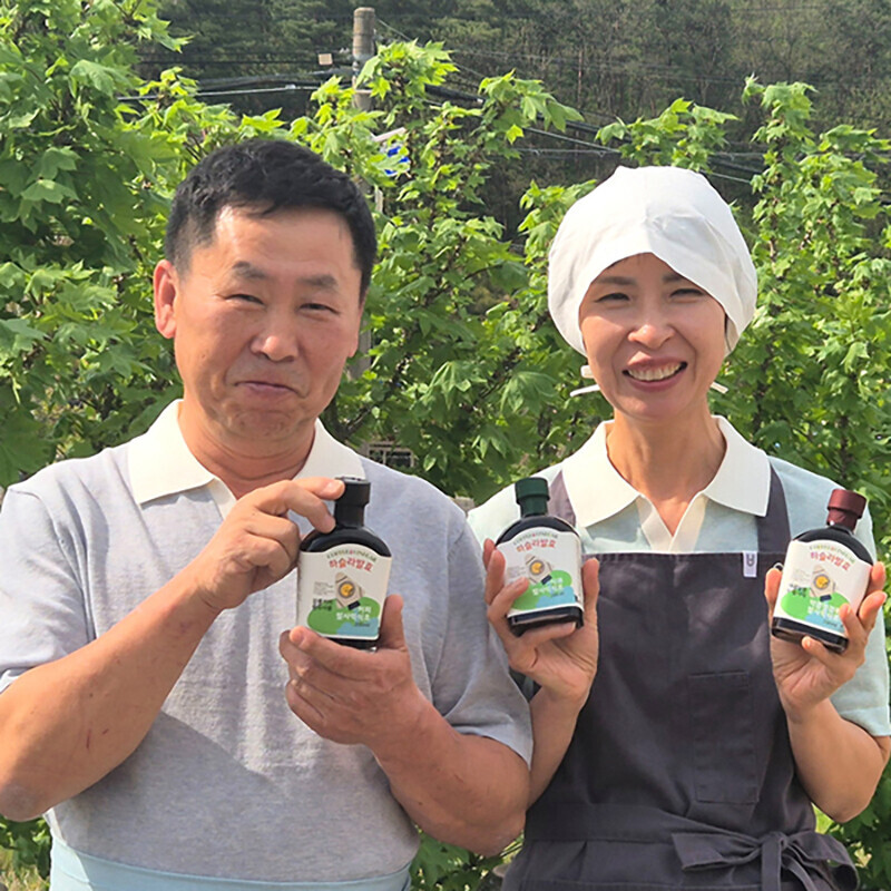 강원더몰,하슬라 자연발효 발사믹식초 200ml 약콩엉겅퀴 밀크시슬 전통 비니거 비네거