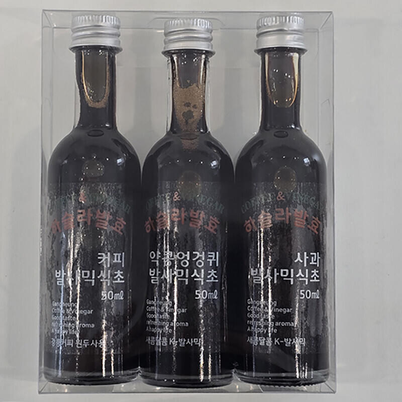 강원더몰,하슬라 전통자연발효 발사믹식초 3종 50ml*3병 비니거 비네거