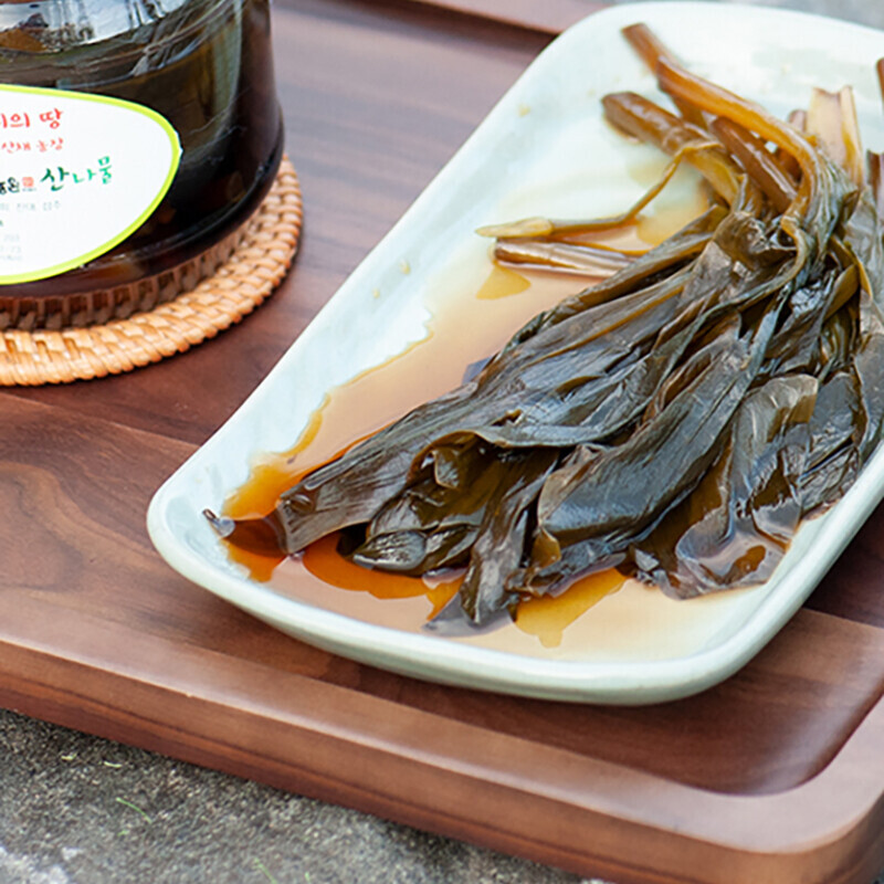 강원더몰,강릉 안반데기 무농약 장아찌 산마늘 400g + 눈개승마 400g