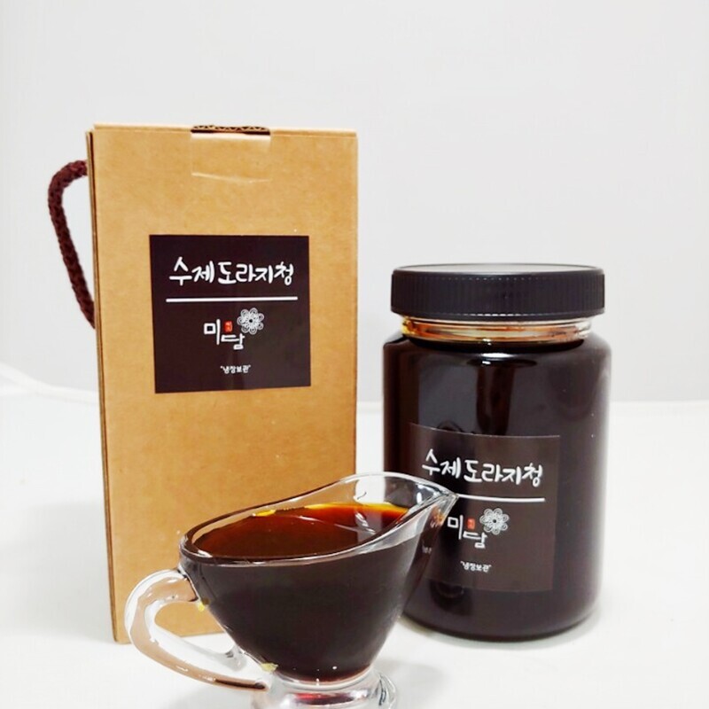 강릉몰,강릉미담 도라지청 400ml 달콤 쌈싸름 환절기 선물