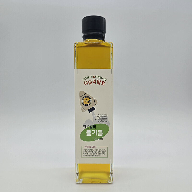 강원더몰,하슬라 들기름 저온압착 강릉 직접 재배 고소한 국내산들기름 300ml
