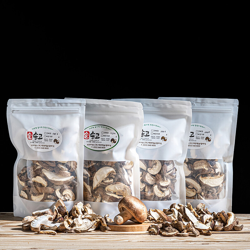 강원더몰,솔송고 건표고버섯 친환경 무농약 송이맛 슬라이스 건조 표고버섯 100g