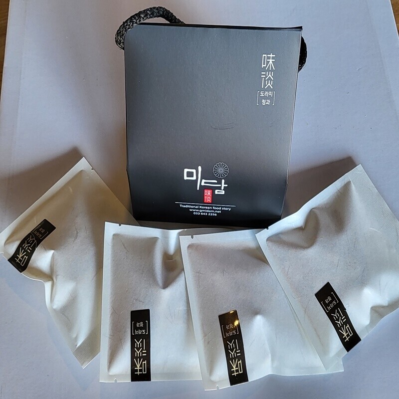 강원더몰,강릉미담 도라지정과 1호 답례-경조사 명절 강릉 선물 쫀득쫀득 인절미 콩고물 도라지 맛나요 좋아요