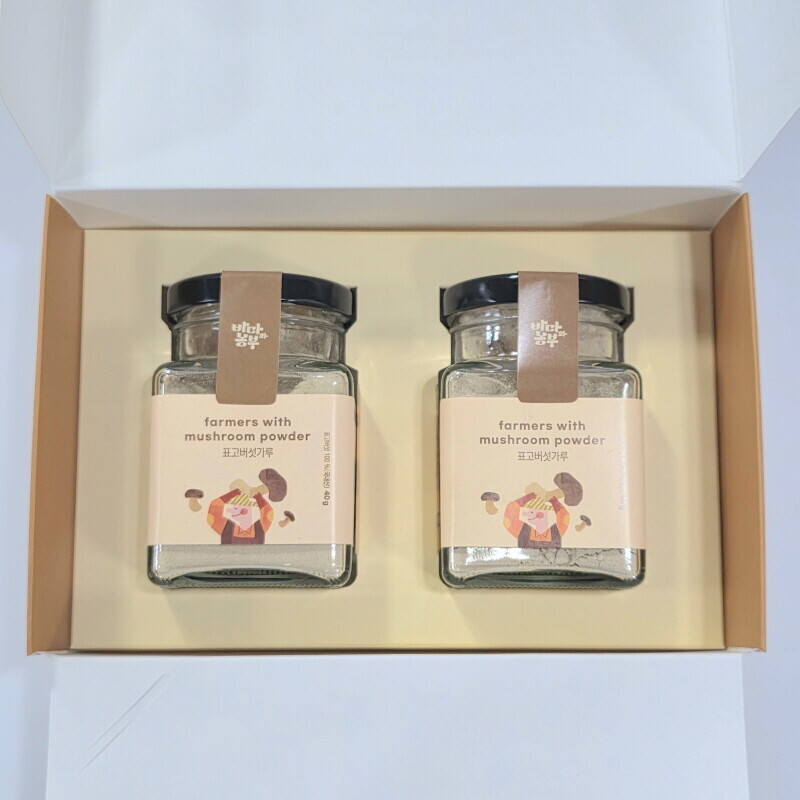 강릉몰,솔송고 표고버섯가루 40g,단품,세트 송이맛 표고버섯 친환경 무농약