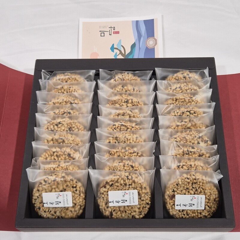 강원더몰,G-MIDAM 강릉미담 강릉팜 오곡한과 선물-27호(오곡곡물한과 - 27개入)