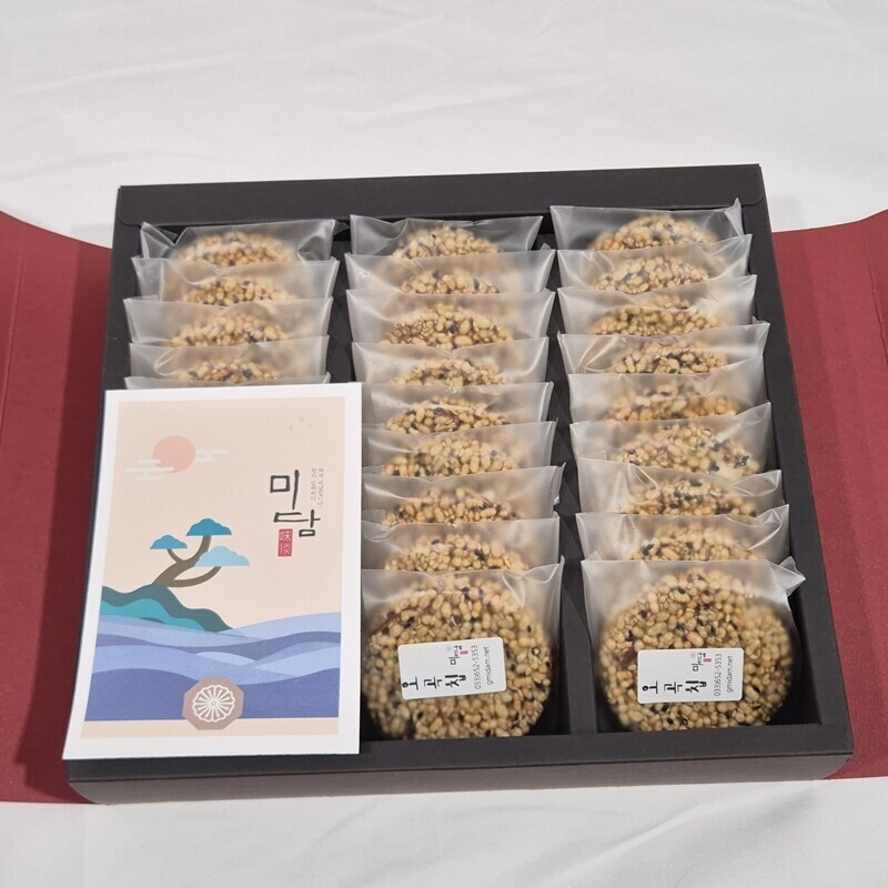 강원더몰,G-MIDAM 강릉미담 강릉팜 오곡한과 선물-27호(오곡곡물한과 - 27개入)
