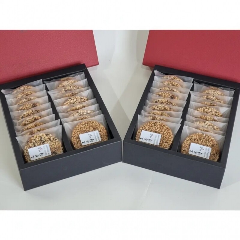 강원더몰,G-MIDAM 강릉미담 강릉팜 오곡선물-18호 2 박스(오곡곡물한과 - 18개入 * 2박스)