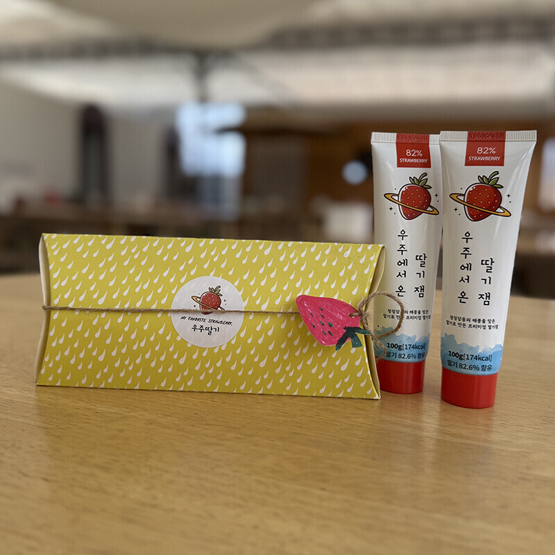 강원더몰,우주딸기 수제 딸기잼100g 10개 딸기함량 82% 맛있는 엄마표 무첨가