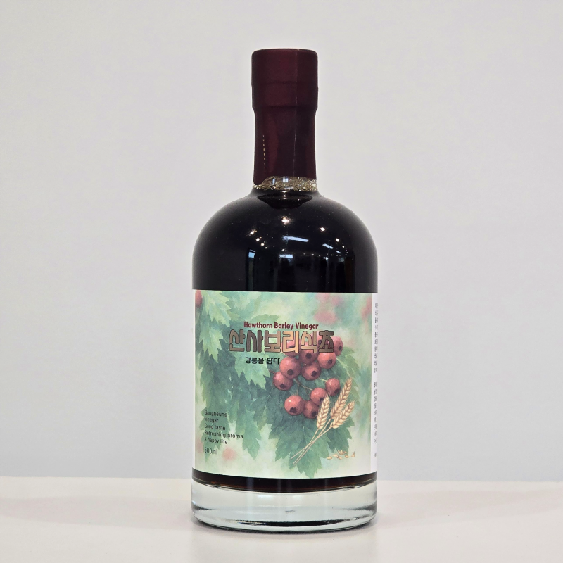 강원더몰,하슬라 자연발효 식초 흑초 500ml 4종 감식초 약콩엉겅퀴 초란 산사보리