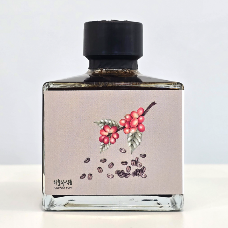 강릉몰,하슬라 자연발효 발사믹식초 200ml 2종선물세트 사과 산사보리 약콩엉겅퀴 커피