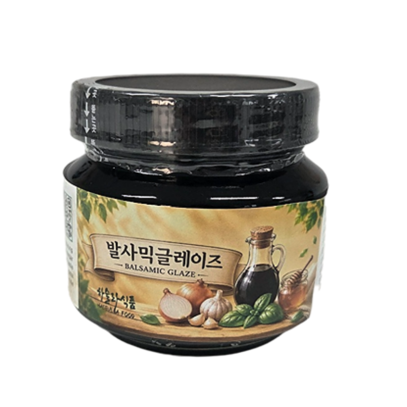 강릉몰,하슬라 발사믹글레이즈 150g 국산 자연발효 사과발사믹식초 사용
